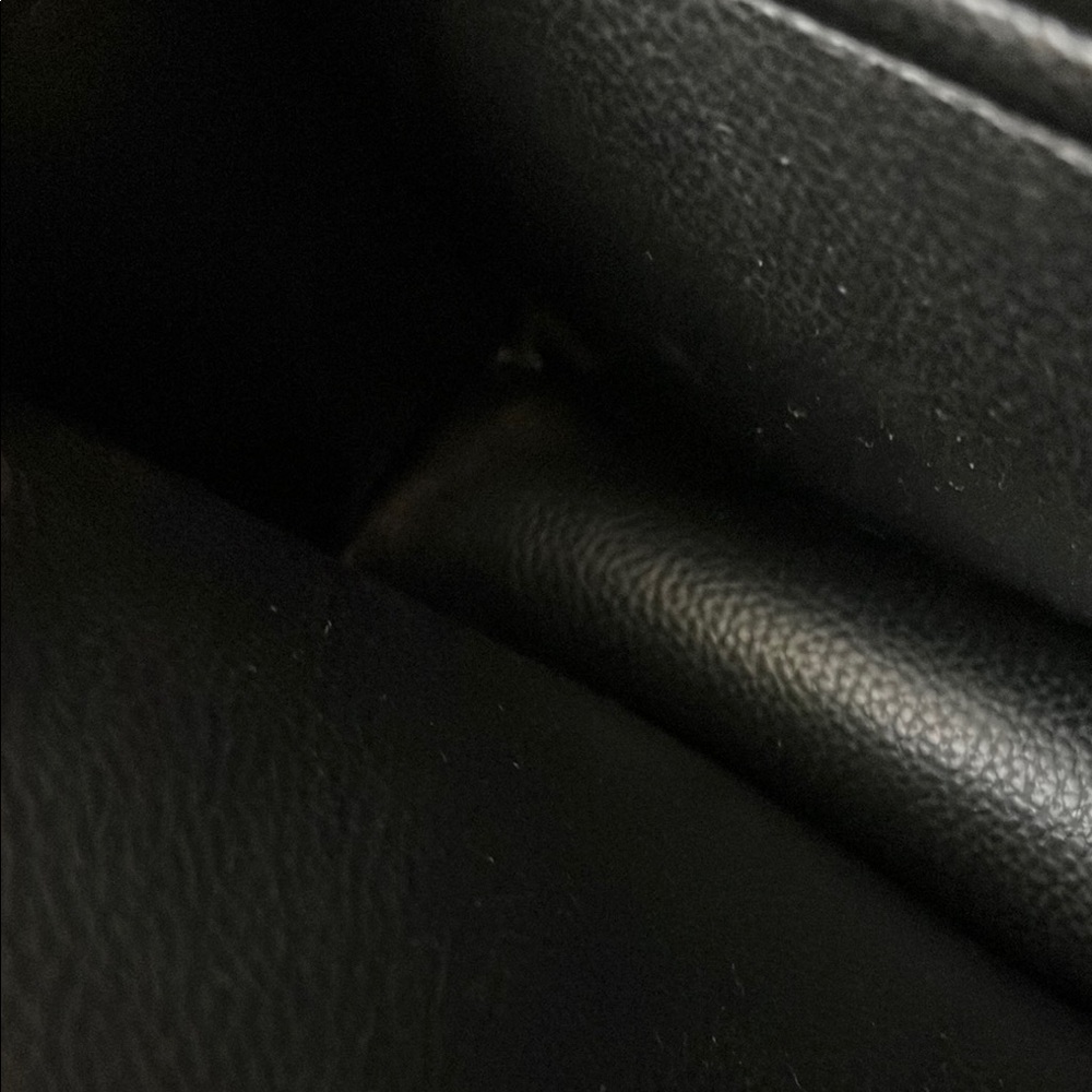 Black Statement Handbag With Bold Text - image 6